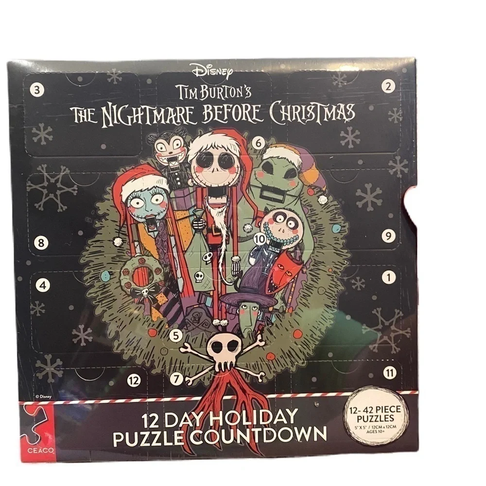 Disney Nightmare Before Christmas Puzzle Advent Calendar NEW Countdown